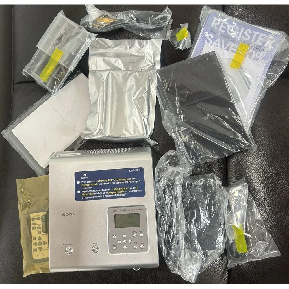 Sony DPP-FP50 Digital Photo Printer with manuals & accessories